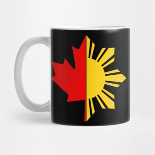 Filipino Sun and Stars Pinoy Canadian decal Mug